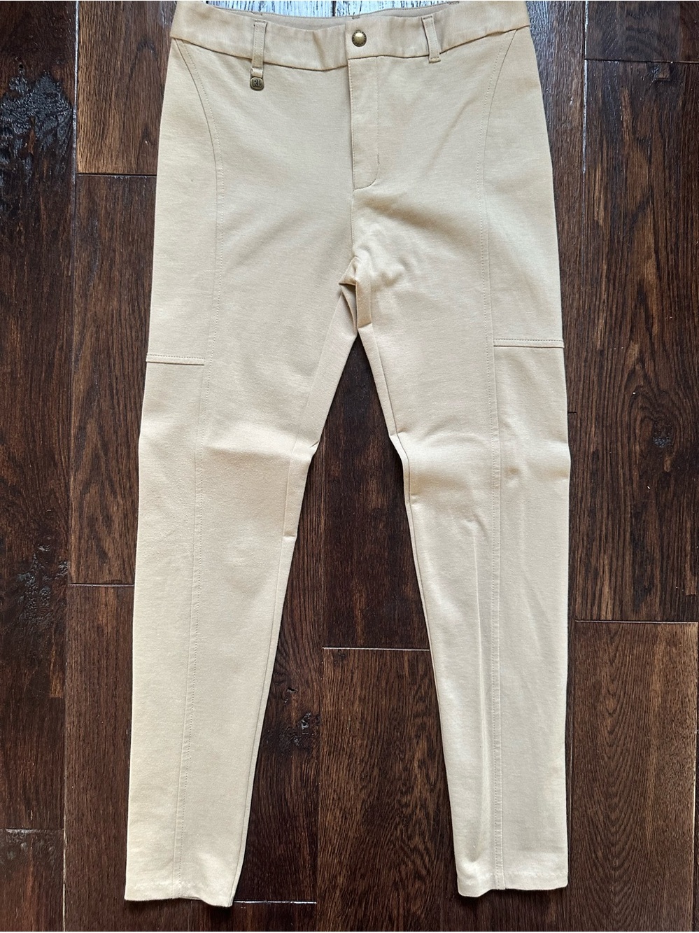 Girls Ralph Lauren tan Stretch Ponte Pants XL